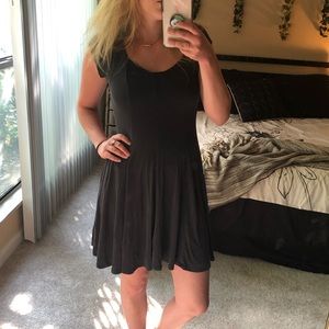 Dark Gray Stretchy Dress